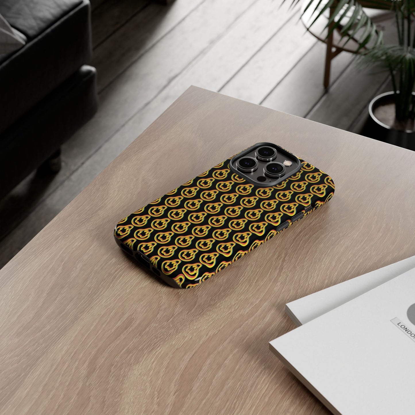Solid SCCKSMLY Tough Phone Case for Apple