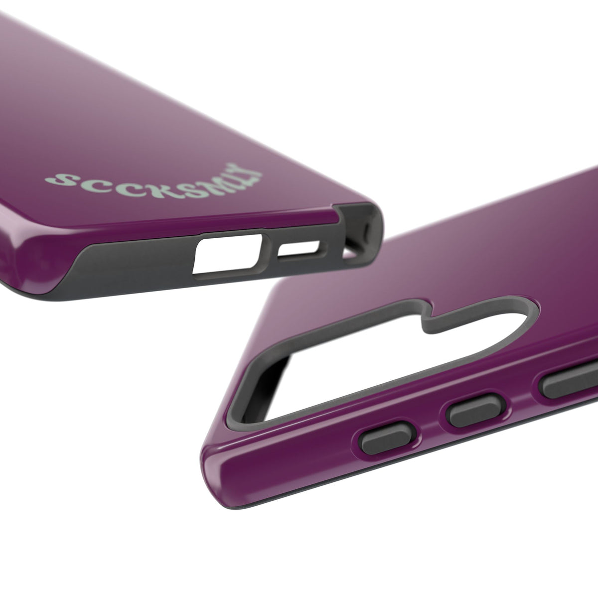 SOLID Amethyst Matte Tough Phone Case for Samsung