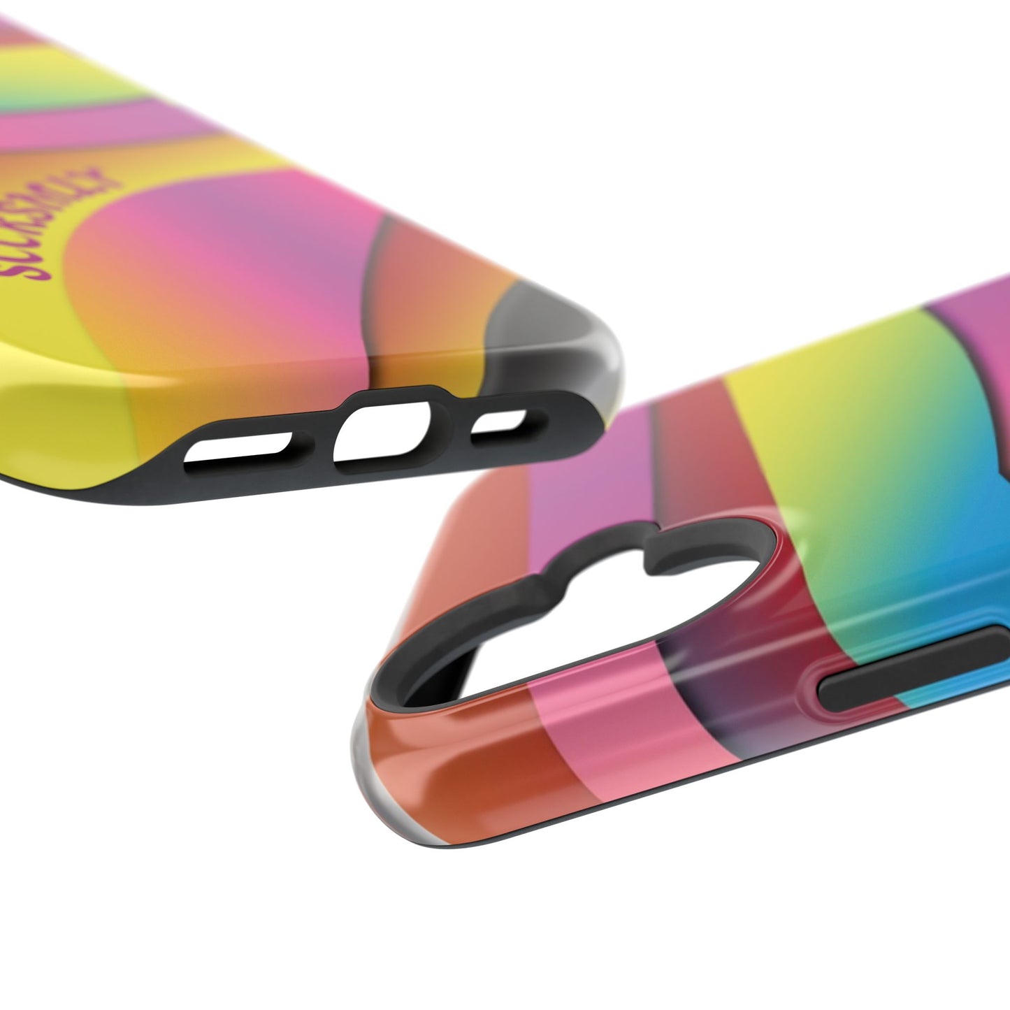 Modern Retro Rainbow Phone Case for "IOS or Apple"