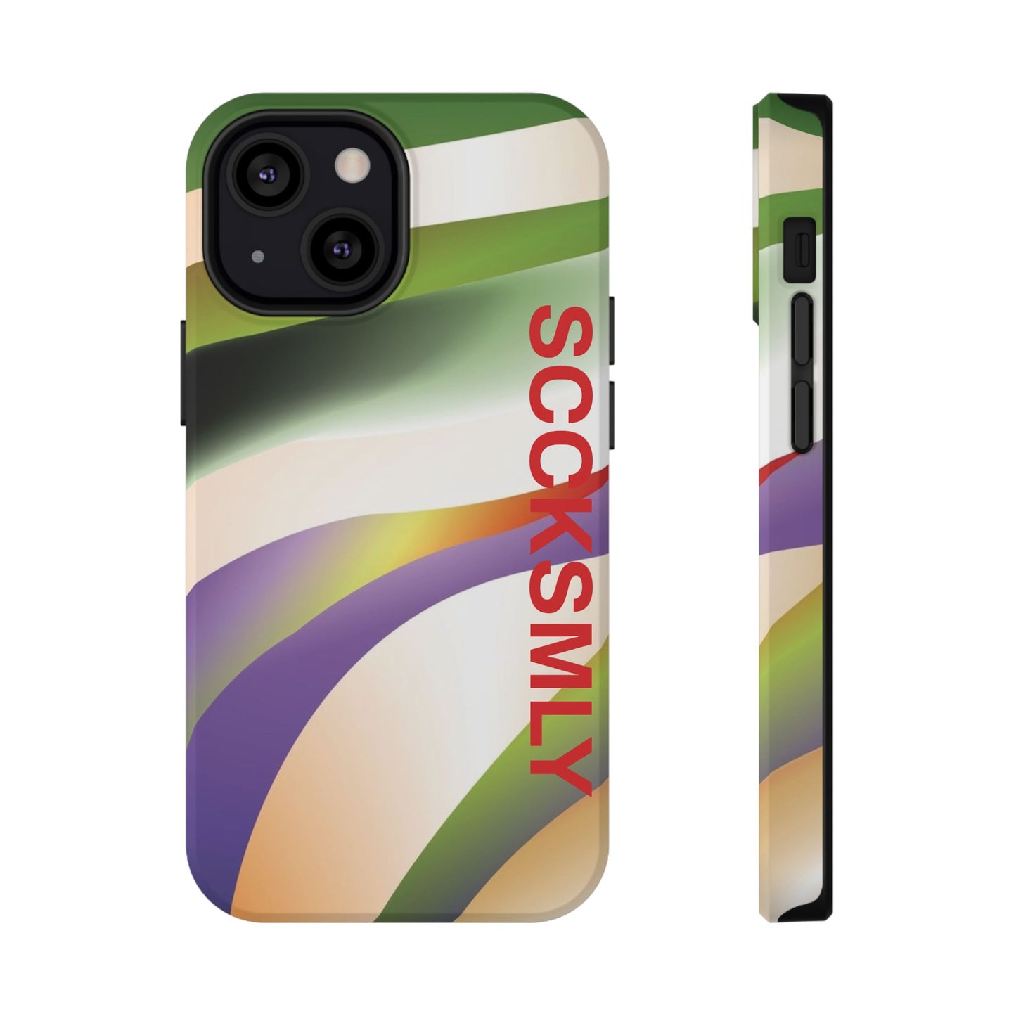 Green Waves Phone Case for "IOS or Apple"