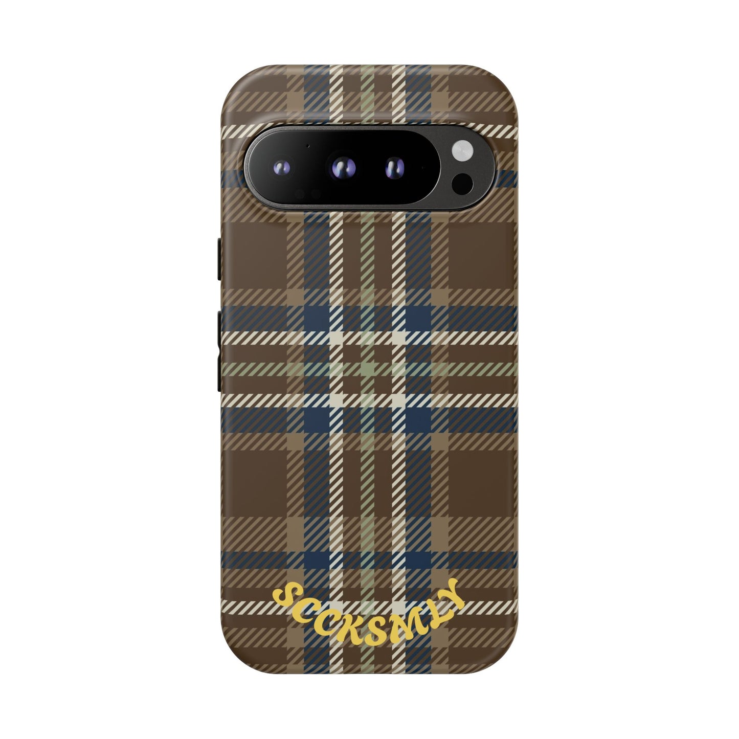 Earth and Sky Plaid Phone Case for Google Pixel
