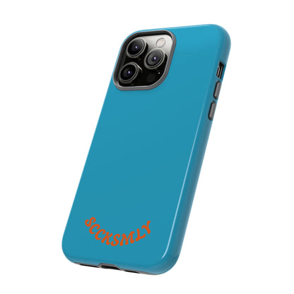 SOLID Blue Spook Tough Case for Apple
