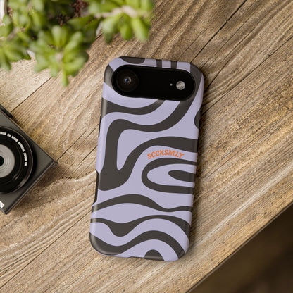 Purple Swirl Phone Case for Apple