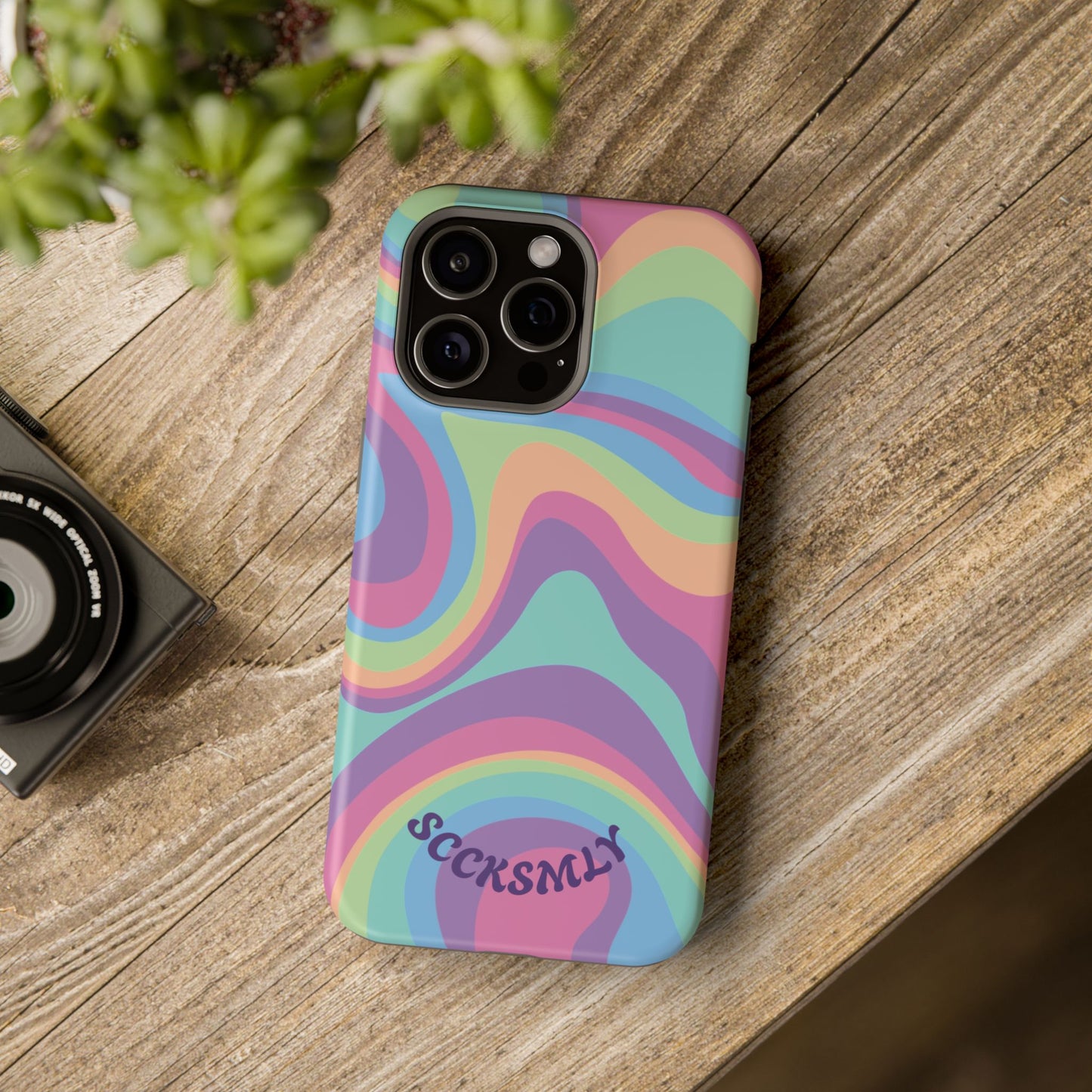 Pastel Swirl Phone Case for Apple