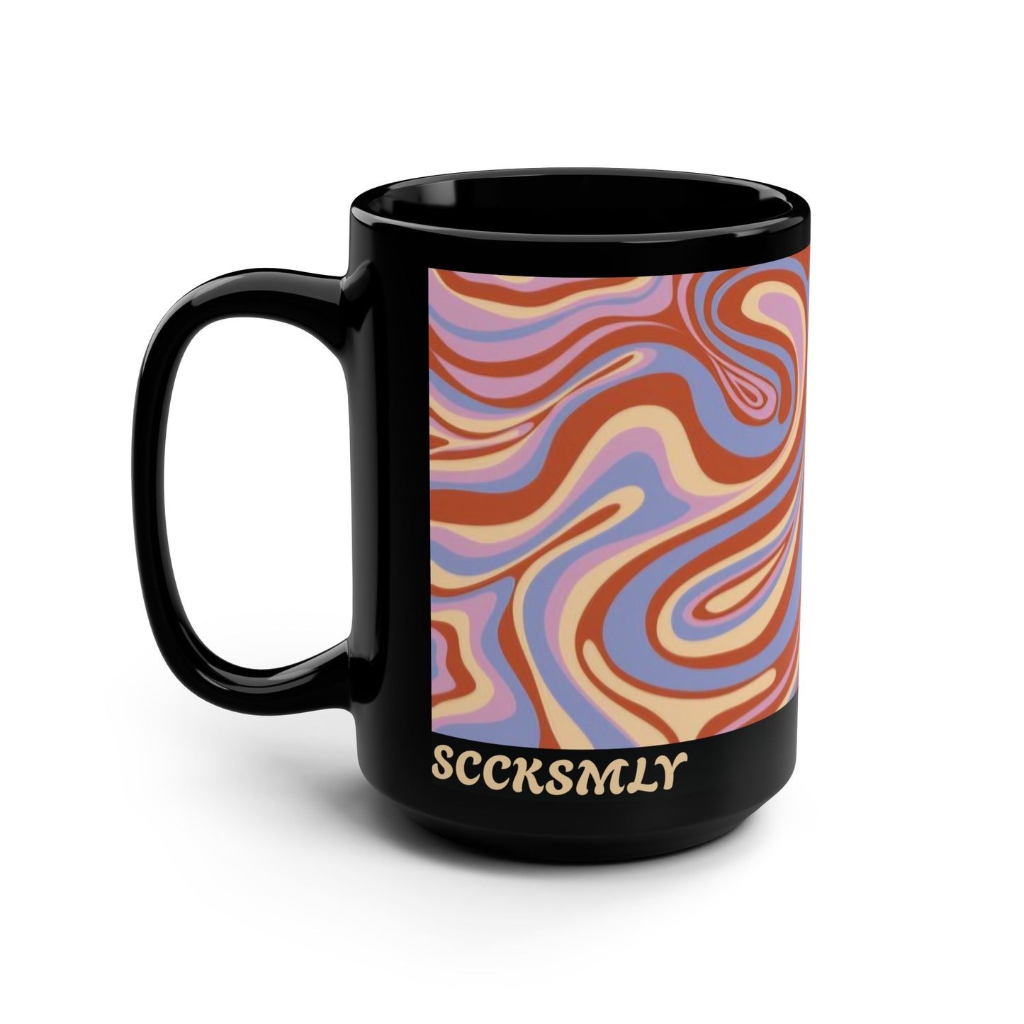 Mug Velvet Sunset 15 oz - Black