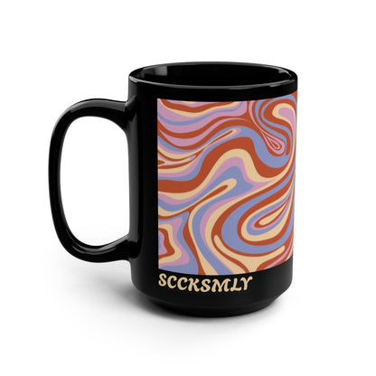 Mug Velvet Sunset 15 oz - Black