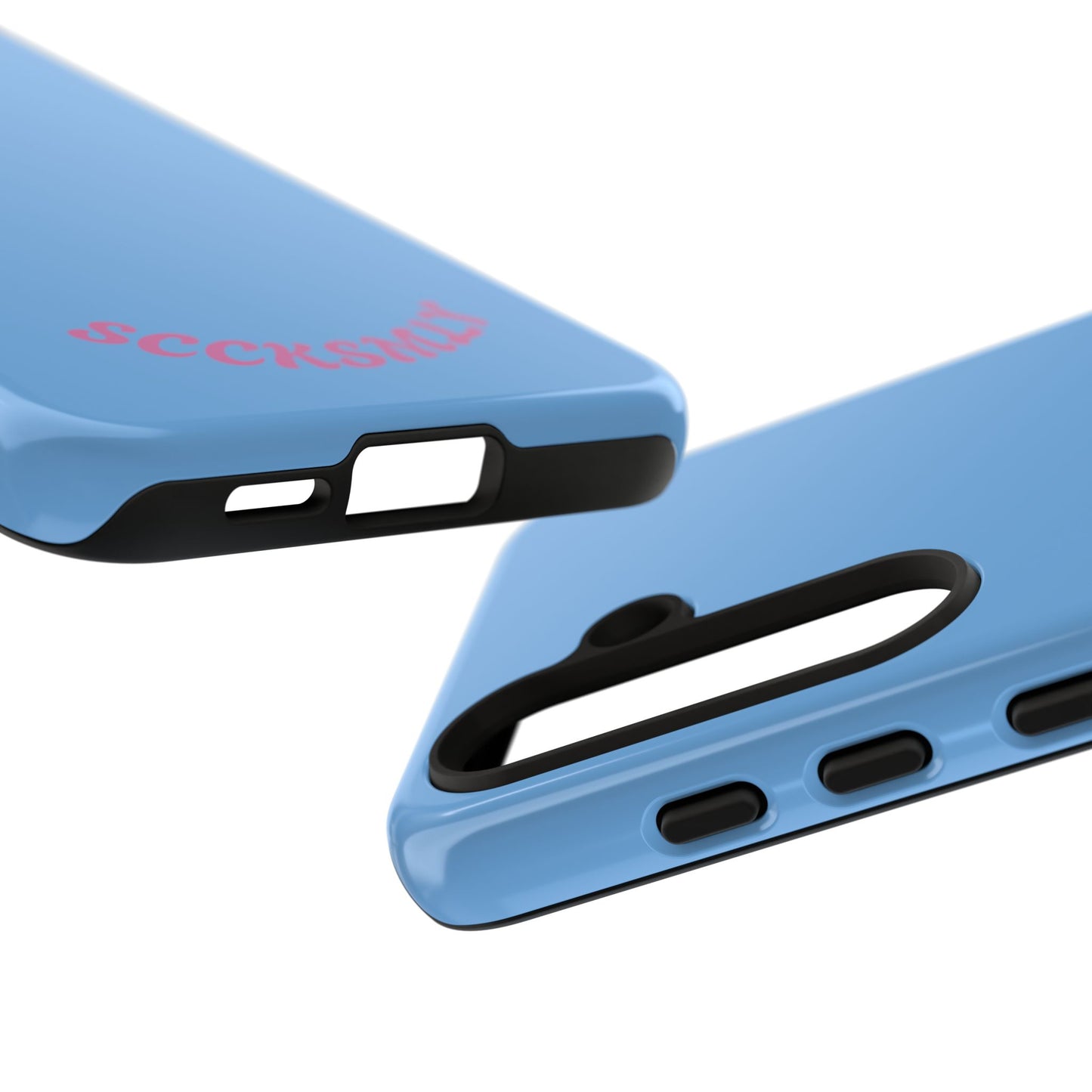 SOLID Blue Candie Tough Case for Samsung