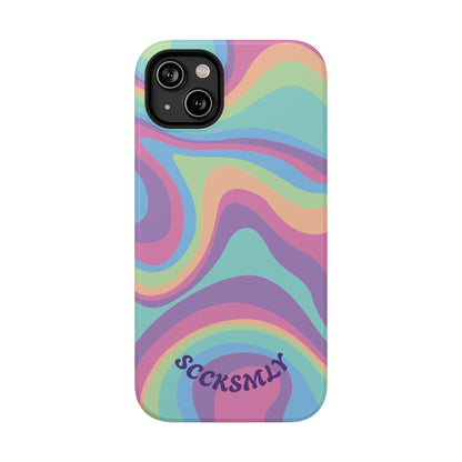 Pastel Swirl Phone Case for Apple
