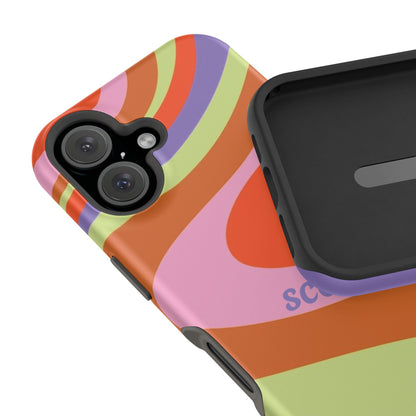 Curvy Swirl Phone Case for Apple