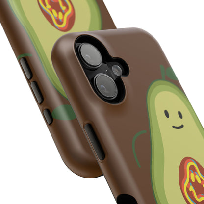 Playful Vegan Avocado Tough Phone Case Apple