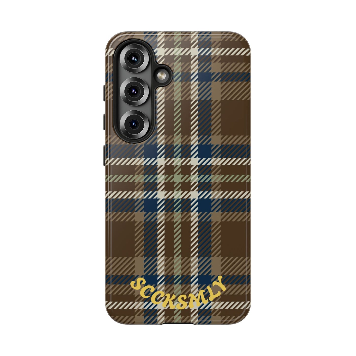 Earth and Sky Plaid Phone Case for Samsung