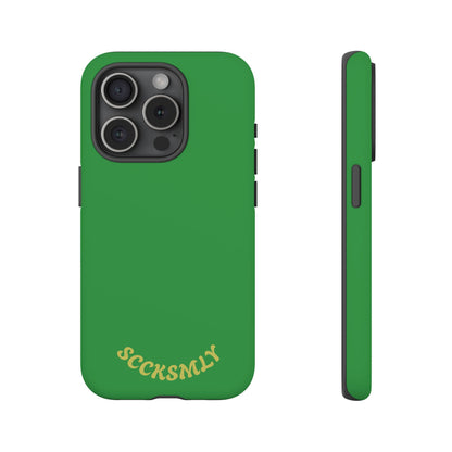 SOLID Green Grin Tough Case for Apple