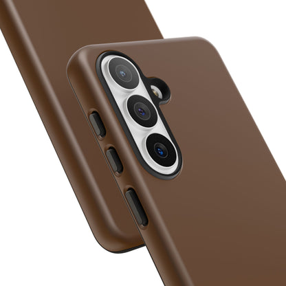SOLID Chocolate Coco Tough Case for Samsung