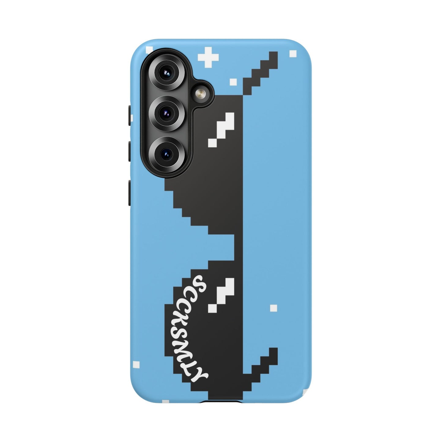 Pixel Glass Tough Phone Case for Samsung