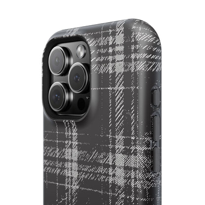 Smoky Grungy Plaid Phone Case for Apple