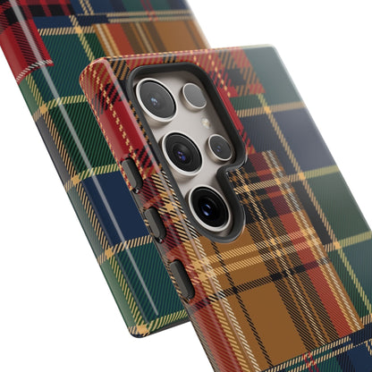 Heritage Hues Patchwork Tough Phone Case for Samsung