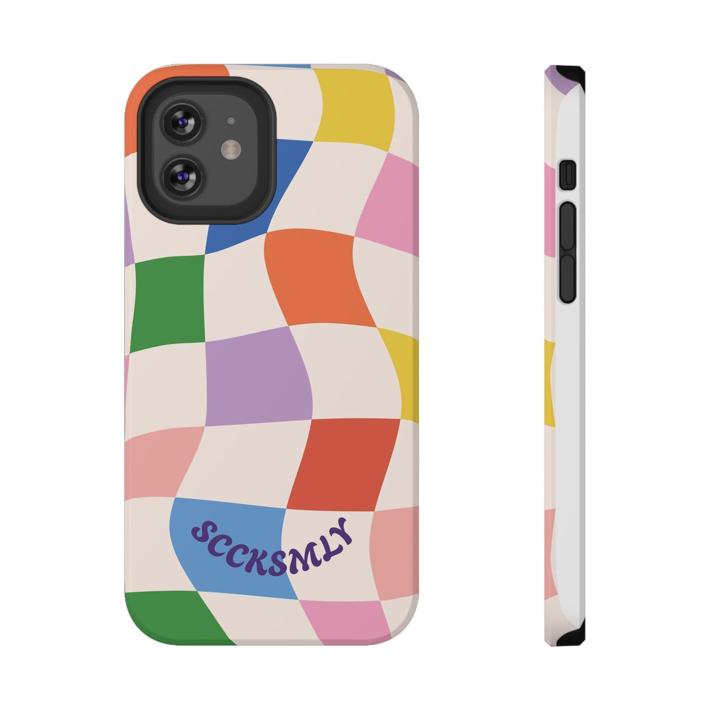 Checker Flicker Phone Case "IOS or Apple"