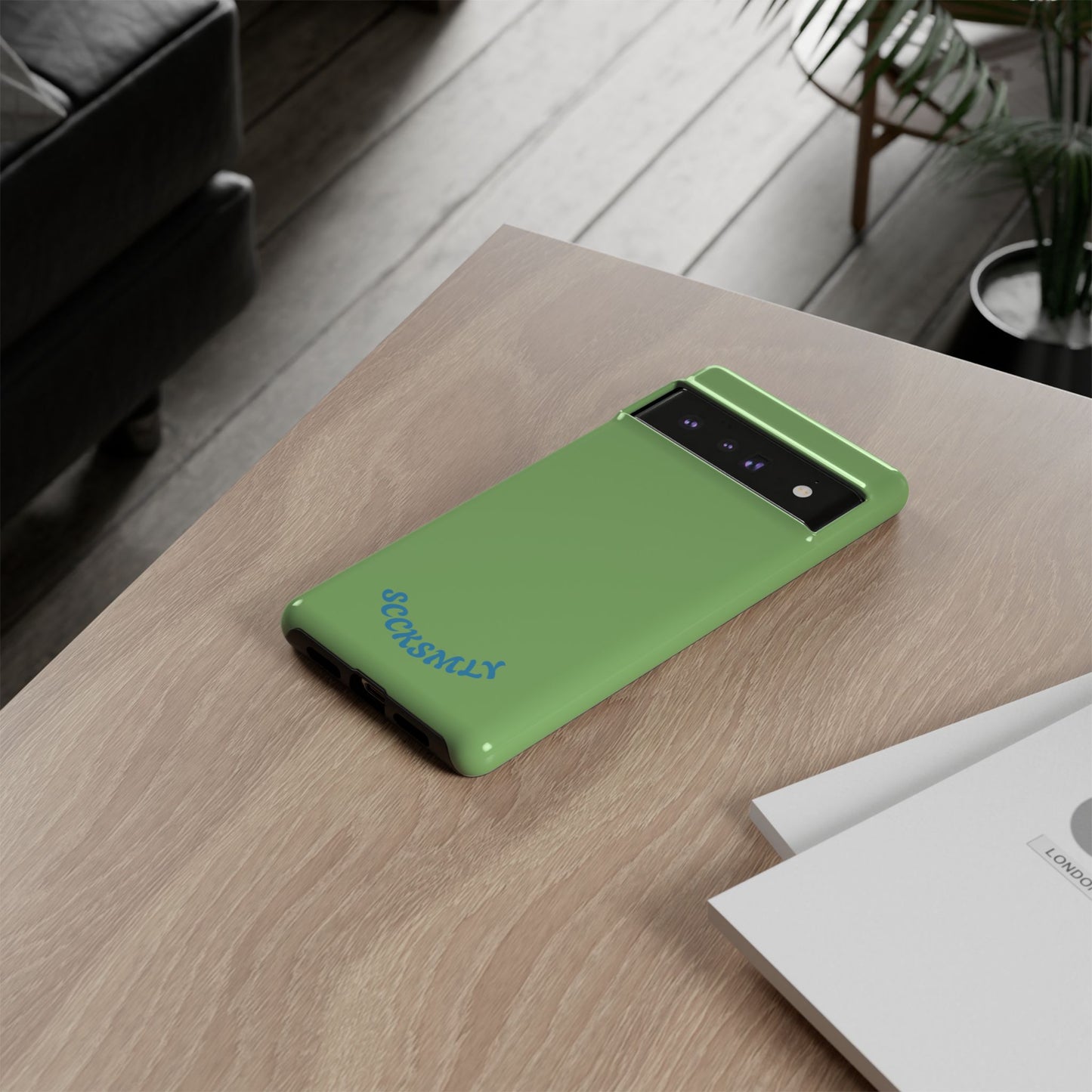 SOLID Sour Lime Tough Case for Google Pixel