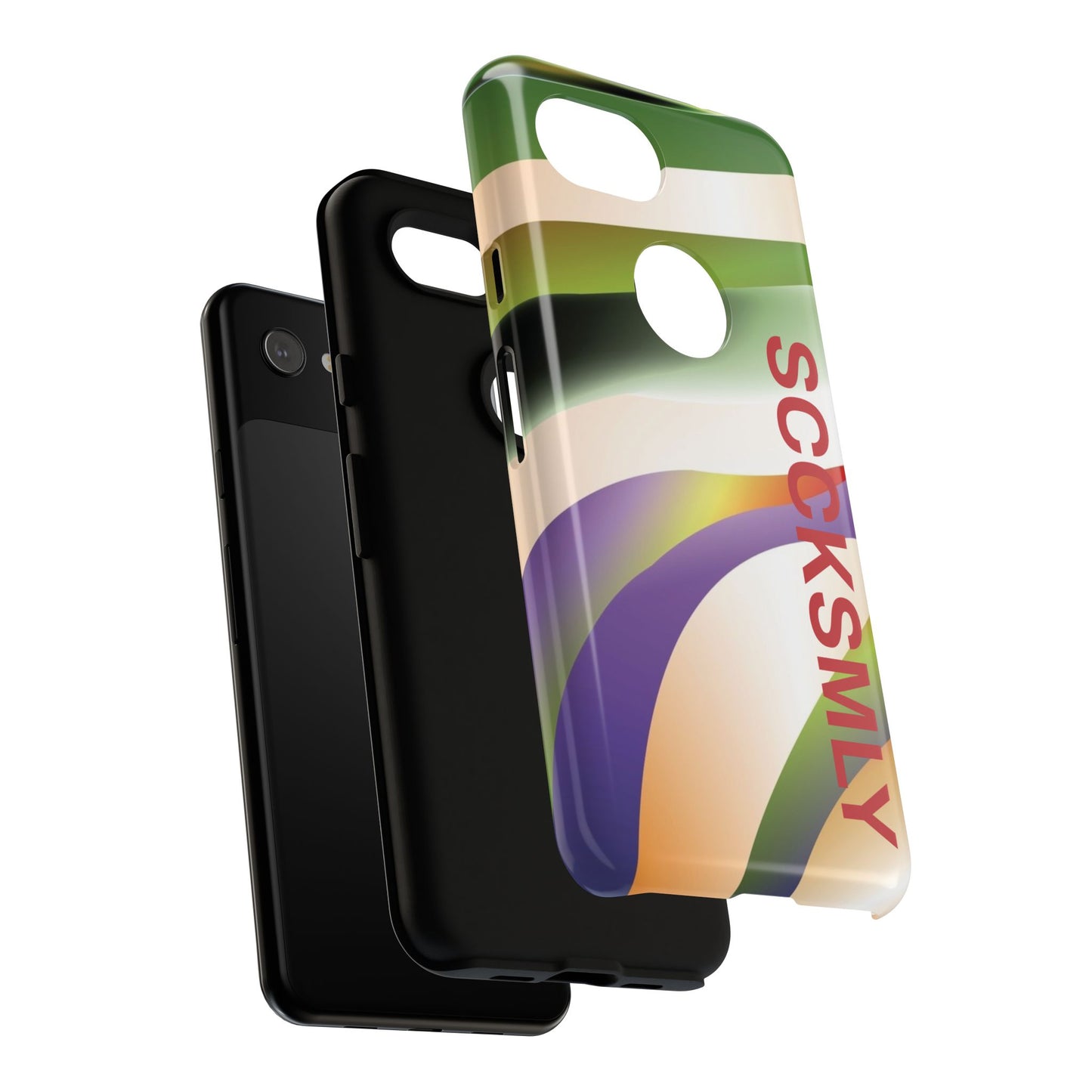 Green Waves Phone Case for Google Pixel