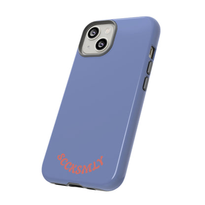 Periwinkle Blue Tough Phone Case for Apple