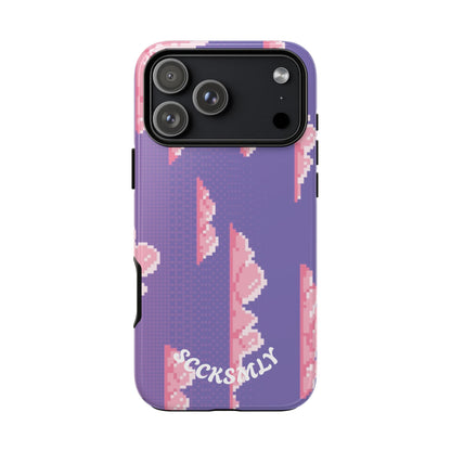 Purple Cotton Candy Sky Tough Phone Case for Apple