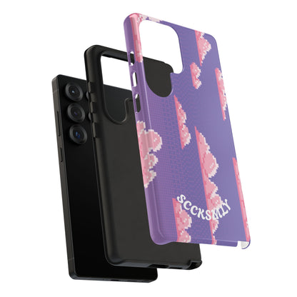 Purple Cotton Candy Sky Tough Phone Case for Samsung