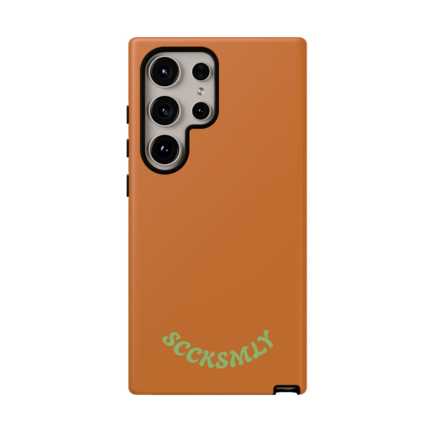 SOLID Terracotta Coal Tough Case for Samsung