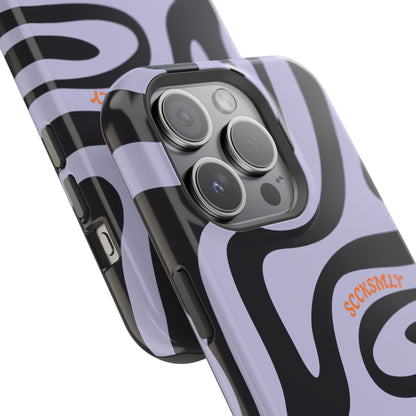 Purple Swirl Phone Case for Apple