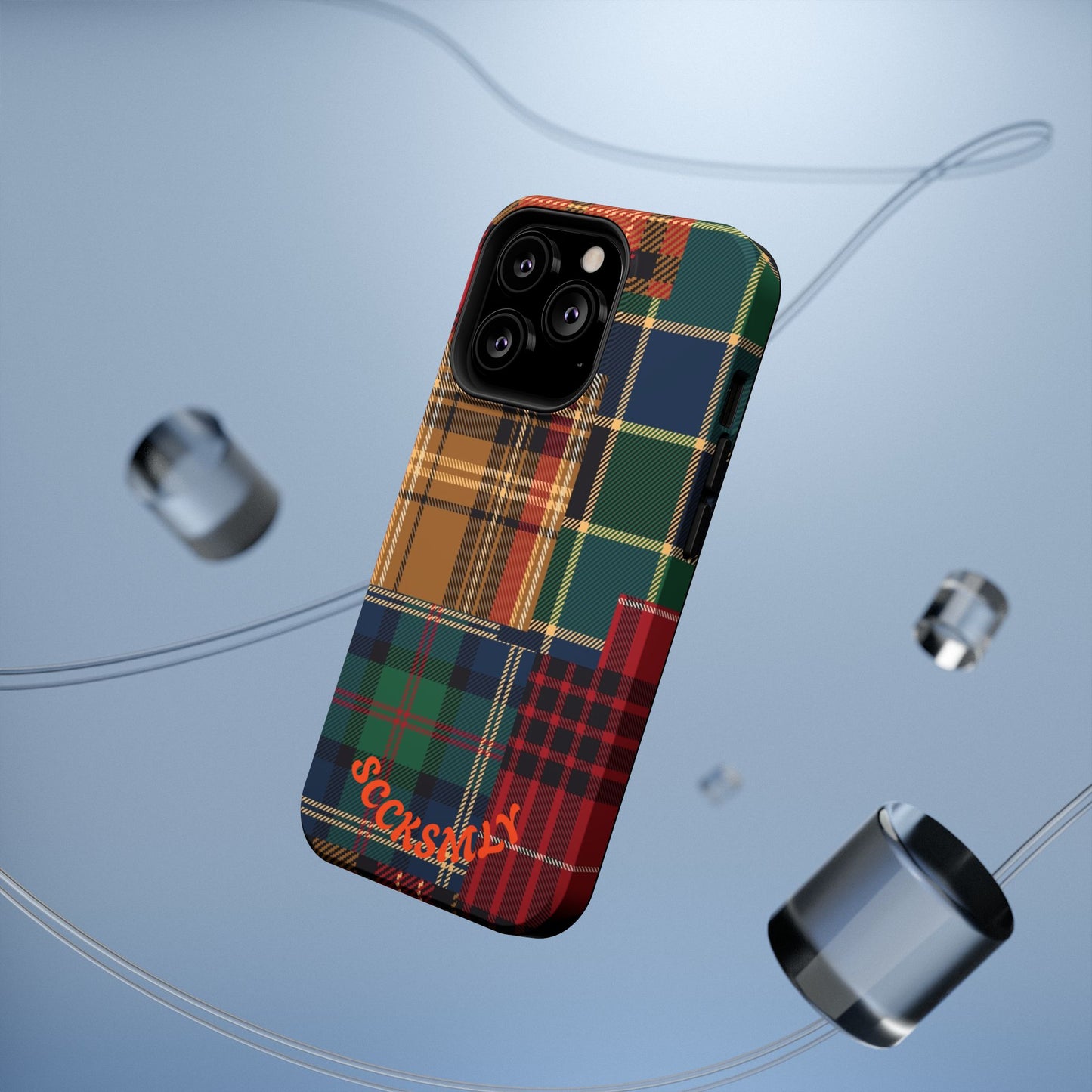 Heritage Hues Patchwork Tough Phone Case for Apple