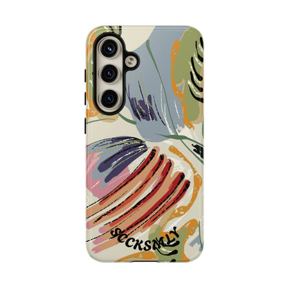 Botanical Strokes Palette Tough Phone Case for Samsung