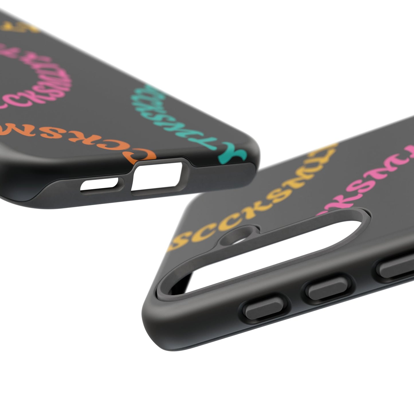 Y2K Wavy Script Tough Case for Samsung