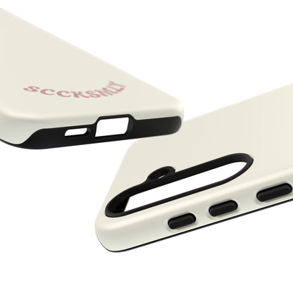 Sweet Oat Milk Tough Phone Case for Samsung