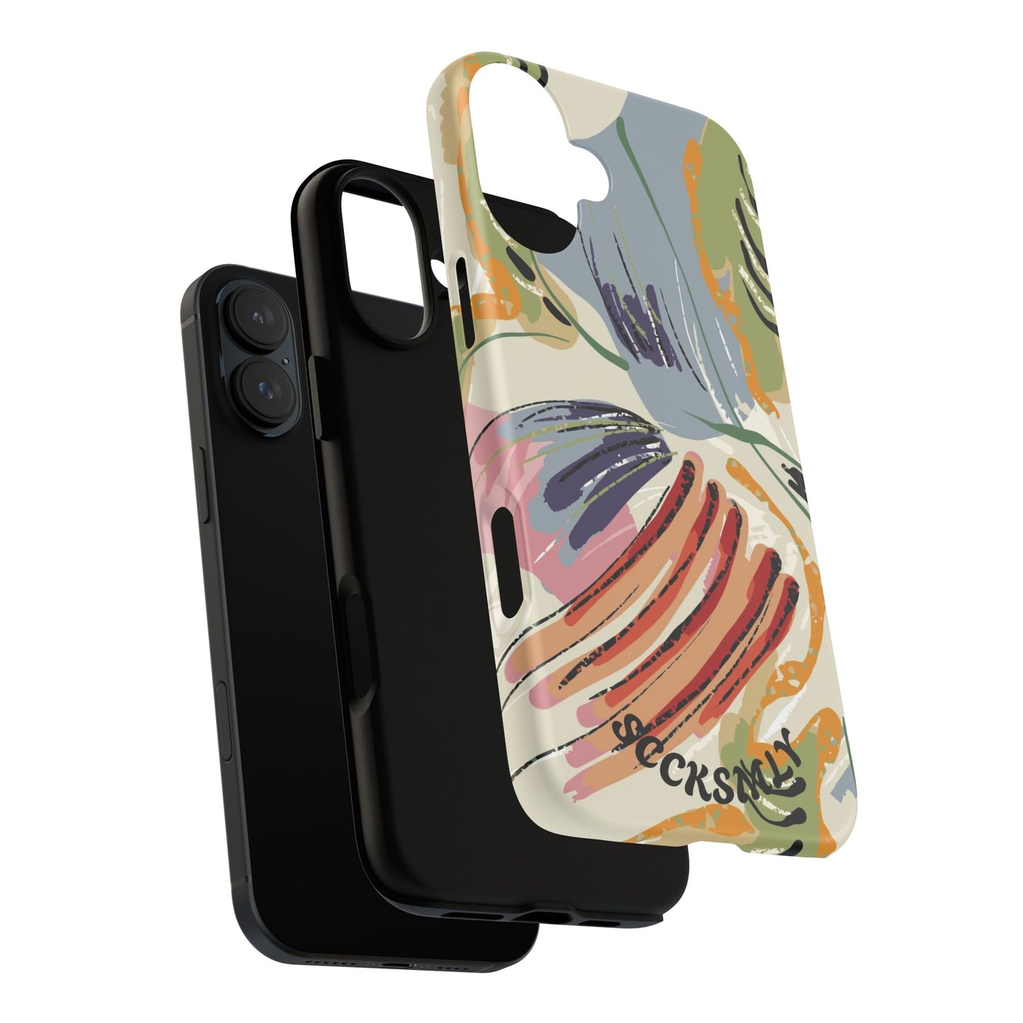 Botanical Strokes Palette Tough Phone Case for Apple