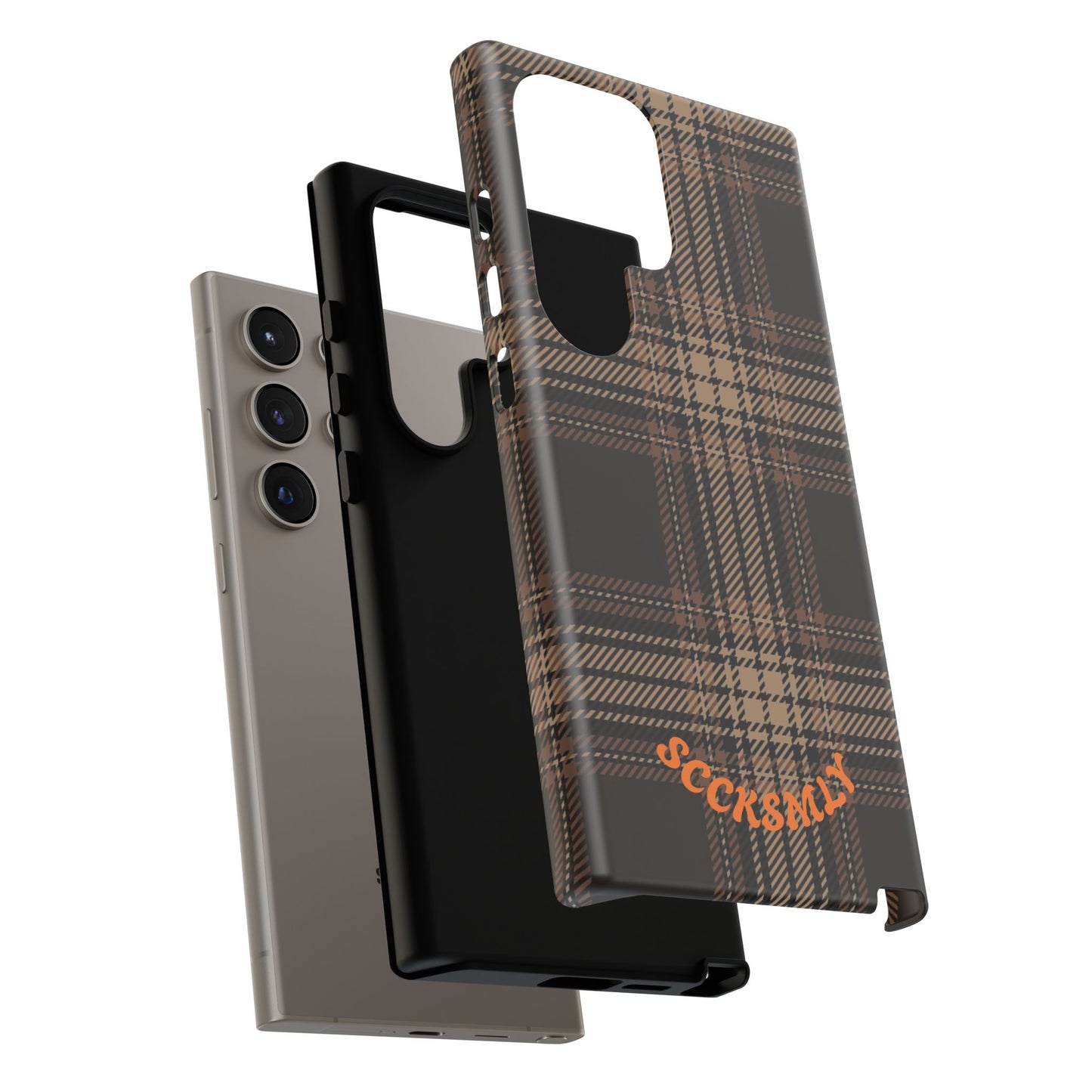 Brown Bread Plaid Tough Phone Case Samsung