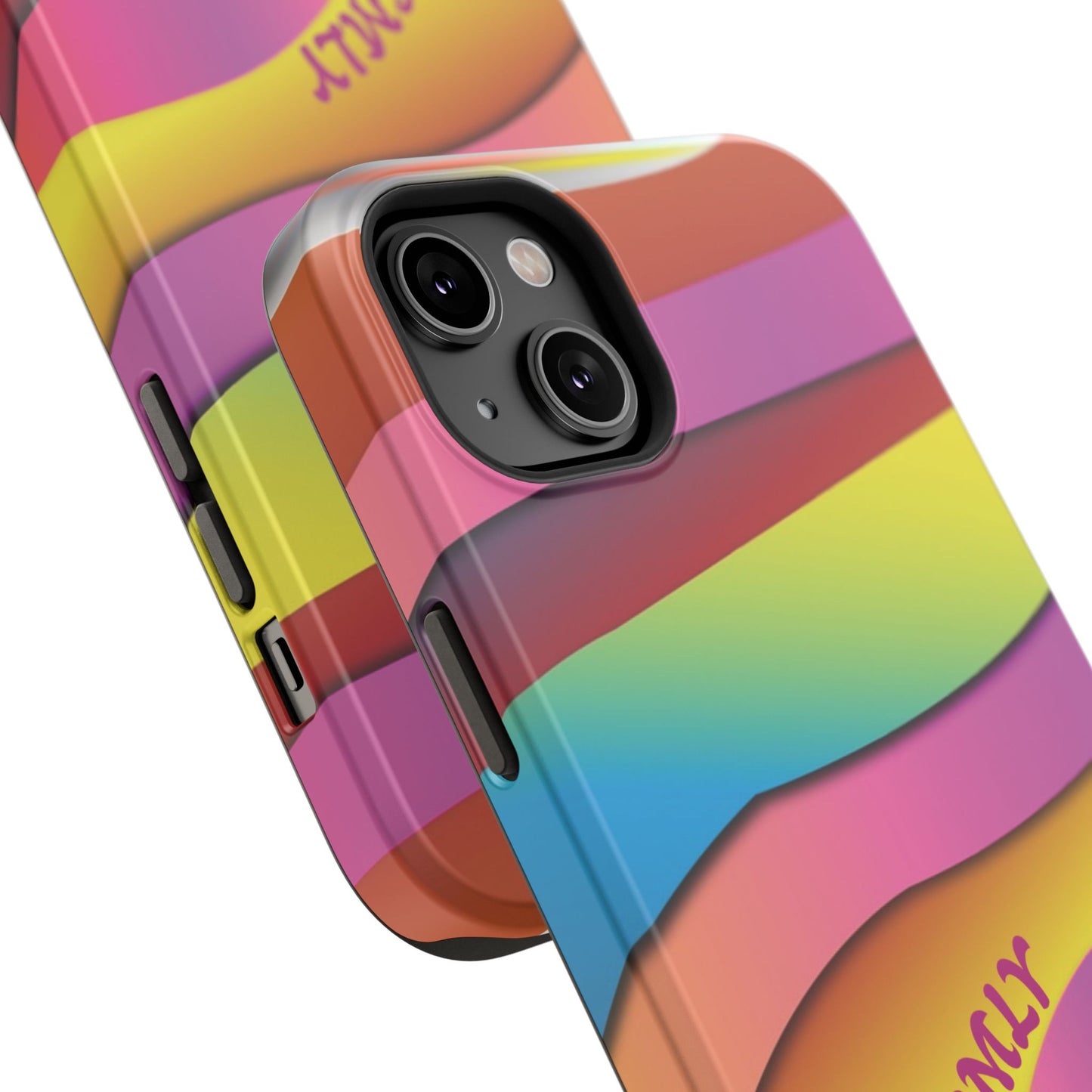 Modern Retro Rainbow Phone Case for "IOS or Apple"