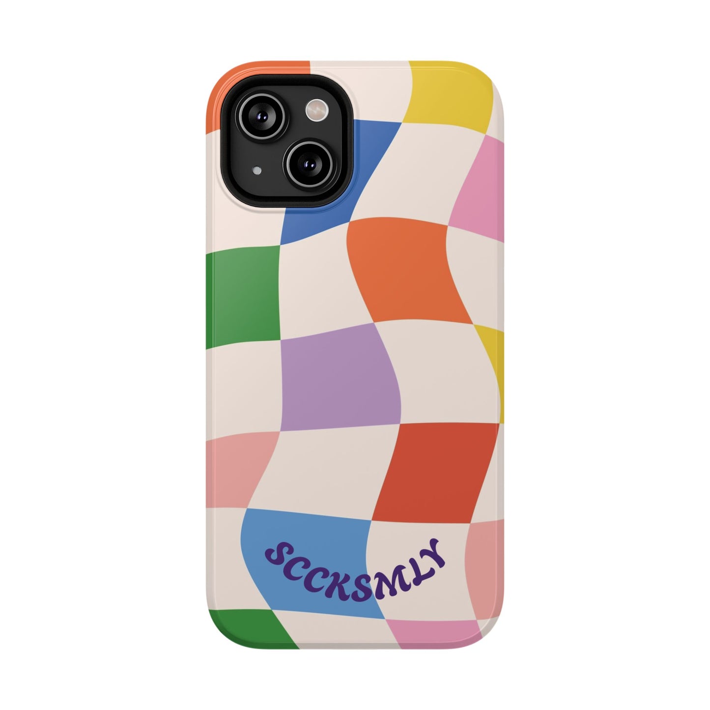 Checker Flicker Phone Case "IOS or Apple"