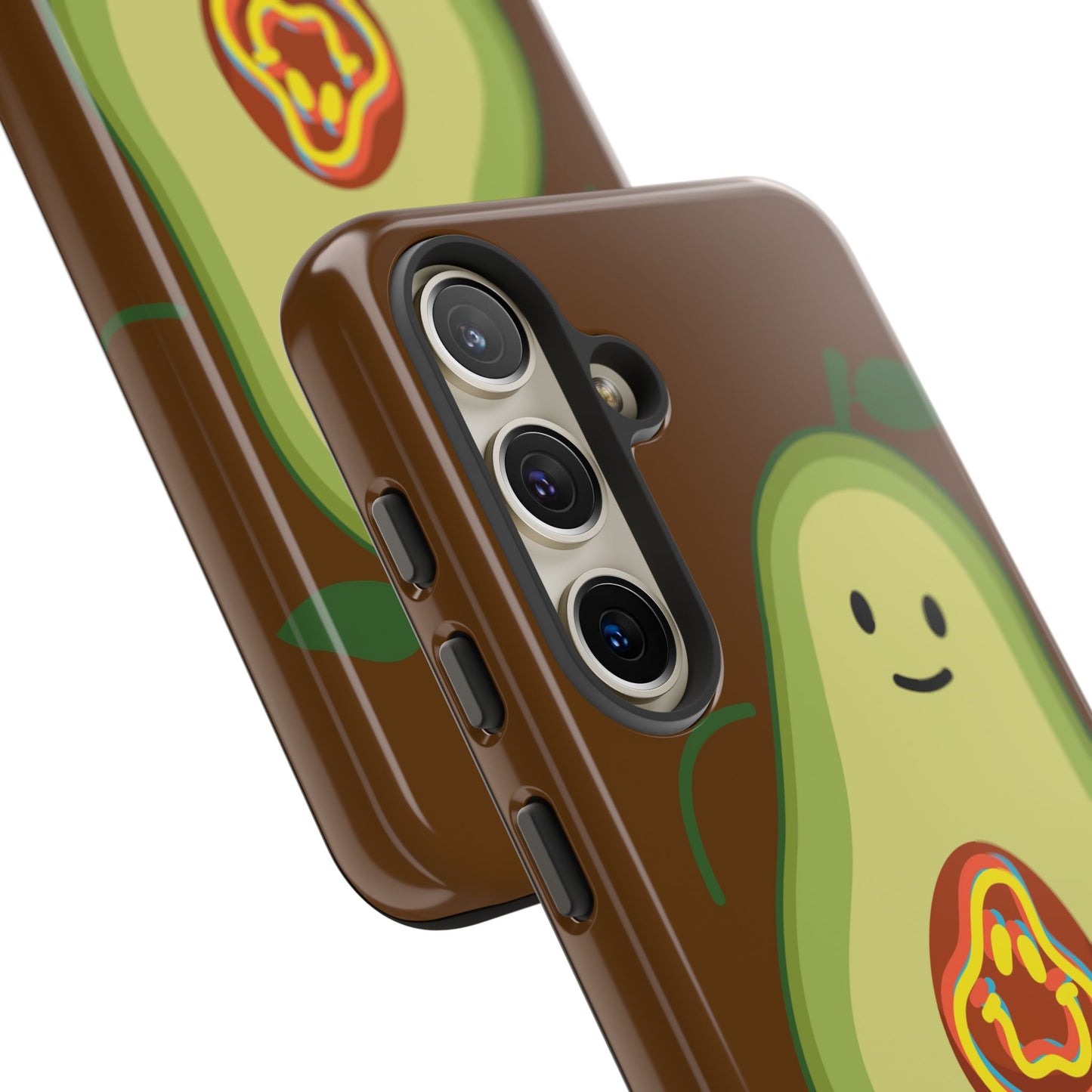 Playful Vegan Avocado Phone Case for Samsung