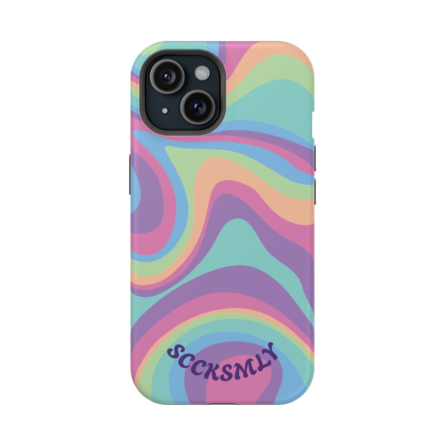 Pastel Swirl Phone Case for Apple