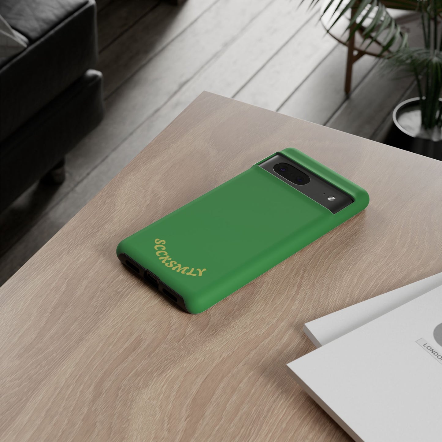 SOLID Green Grin Tough Case for Google Pixel