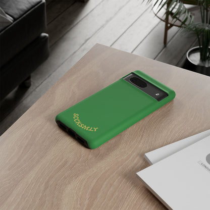 SOLID Green Grin Tough Case for Google Pixel