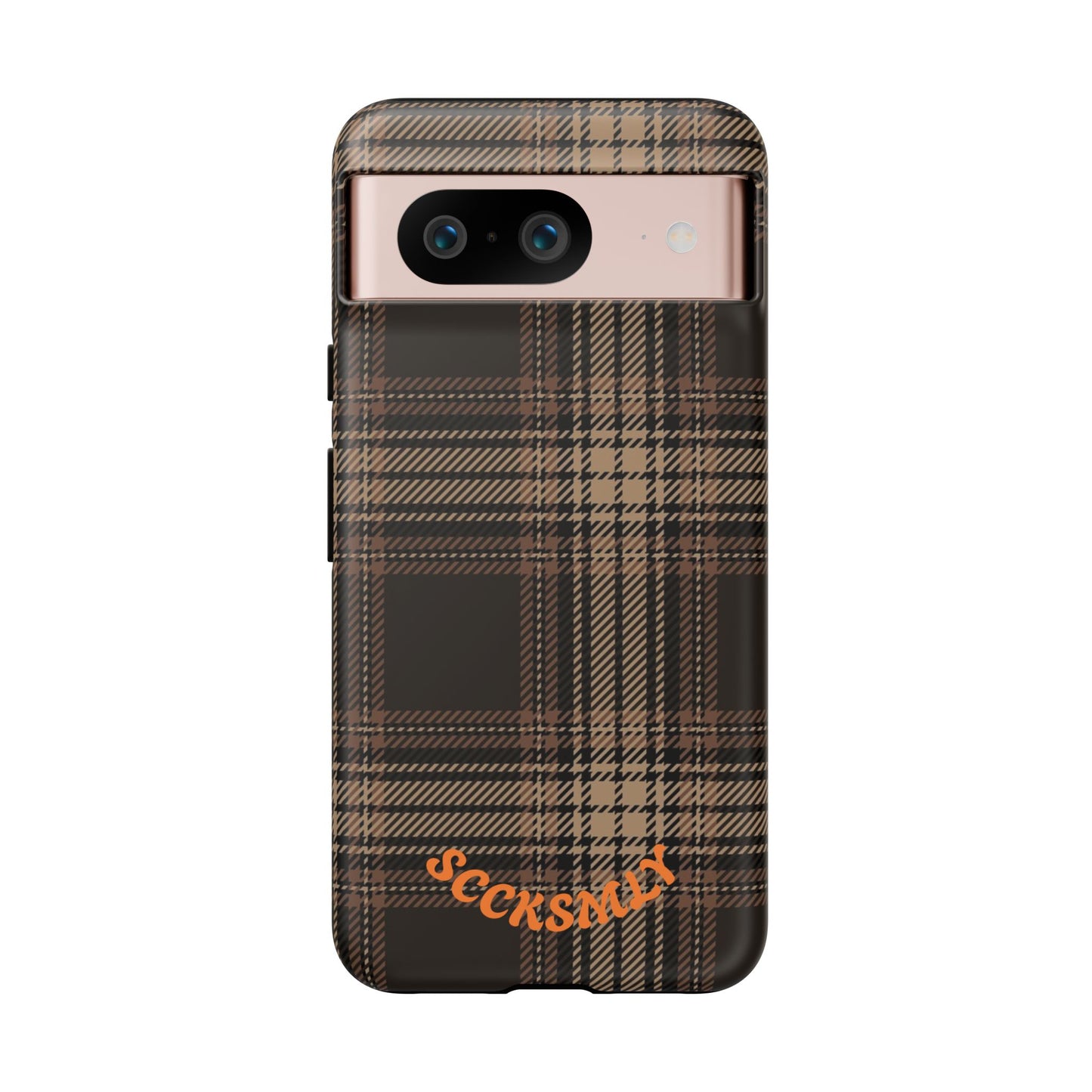 Brown Bread Plaid Tough Phone Case for Google Pixel