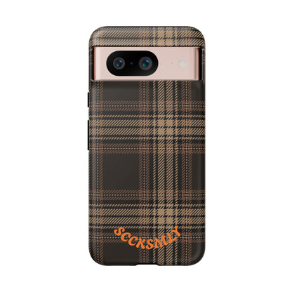 Brown Bread Plaid Tough Phone Case for Google Pixel