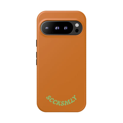 SOLID Terracotta Coal Tough Case for Google Pixel