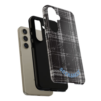 Smoky Grungy Plaid Phone Case for Samsung