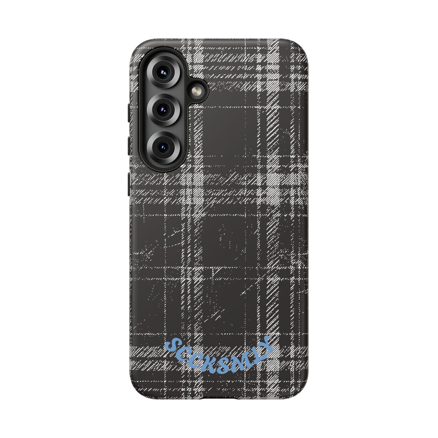 Smoky Grungy Plaid Phone Case for Samsung