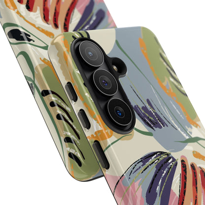 Botanical Strokes Palette Tough Phone Case for Samsung
