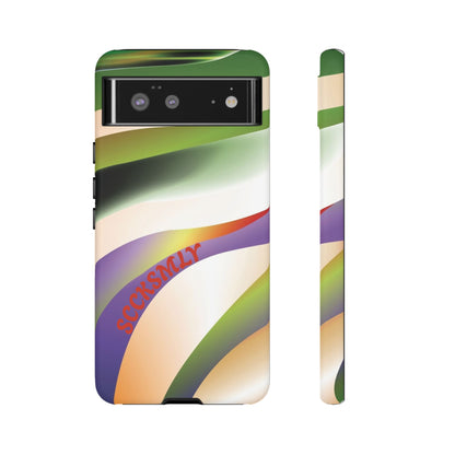 Green Waves Phone Case for Google Pixel