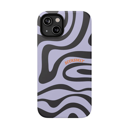 Purple Swirl Phone Case for Apple