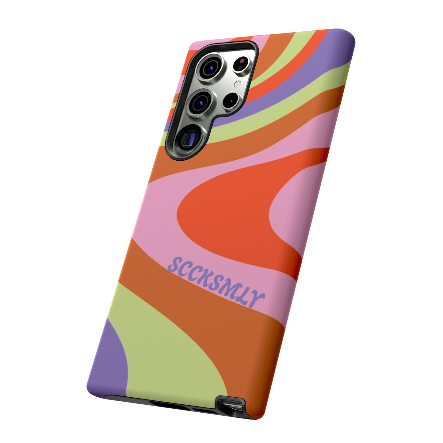 Curvy Swirl Phone Case for Samsung