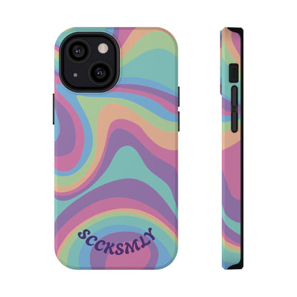 Pastel Swirl Phone Case for Apple